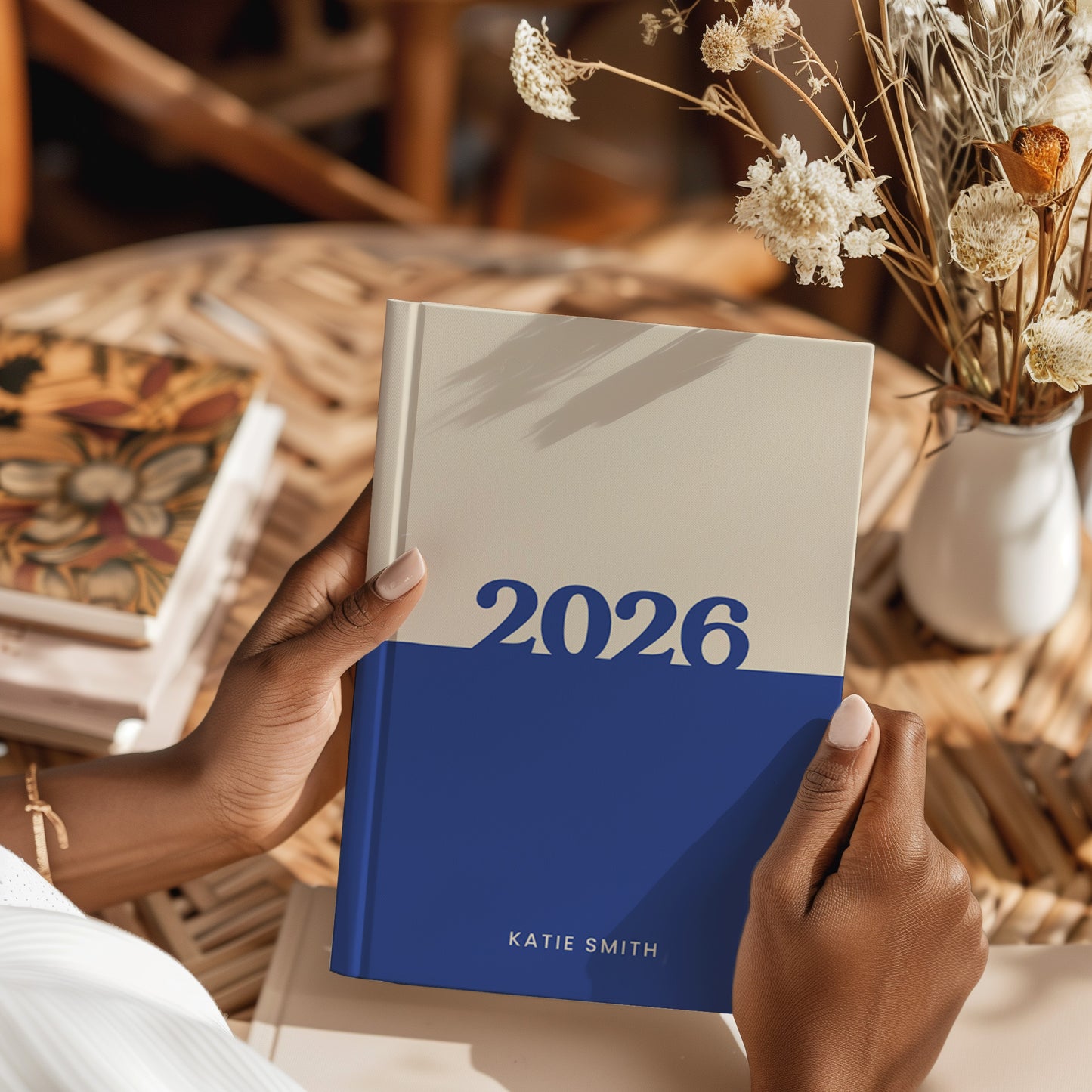Personalised 2026 Colourblock Diary