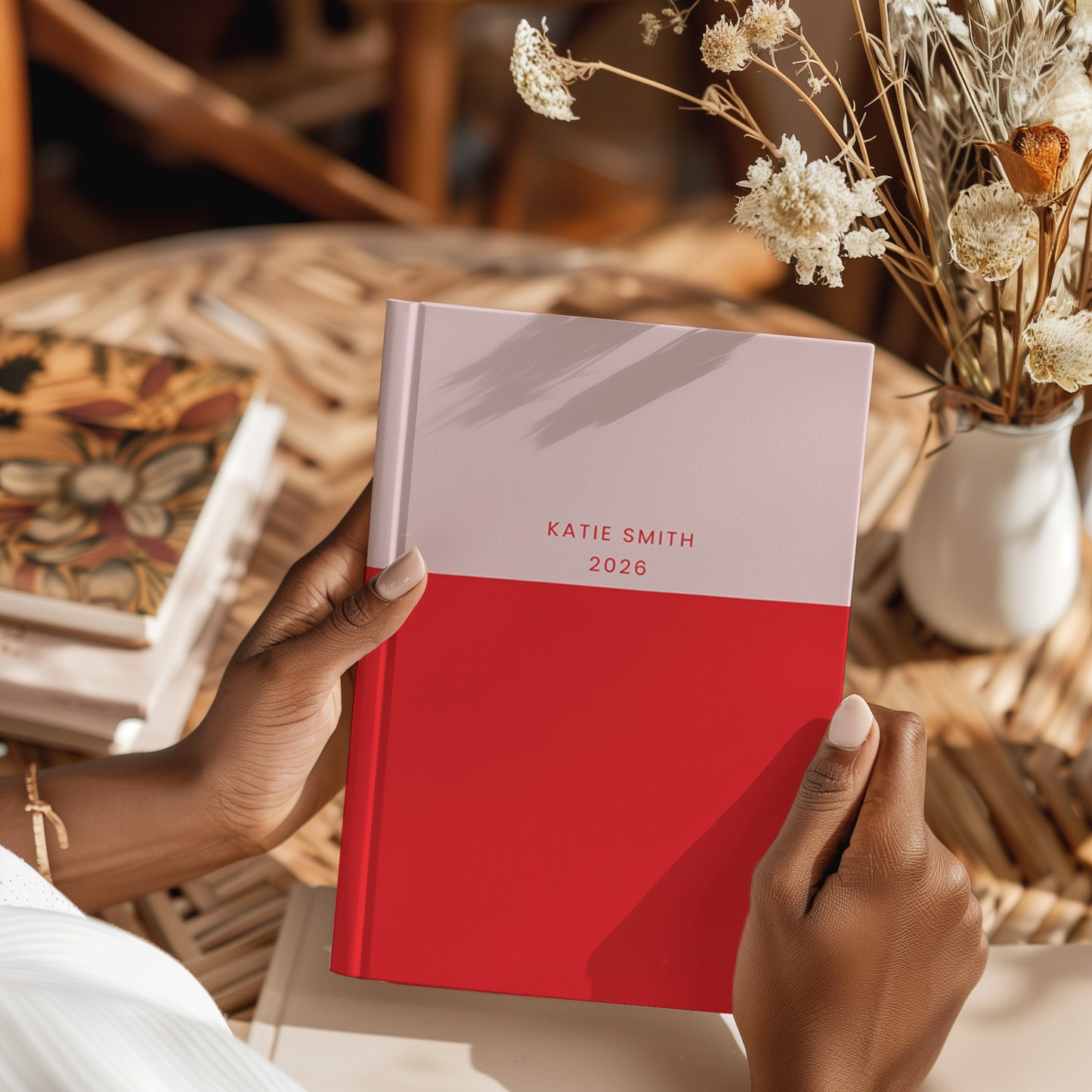 Personalised 2026 Colourblock Diary