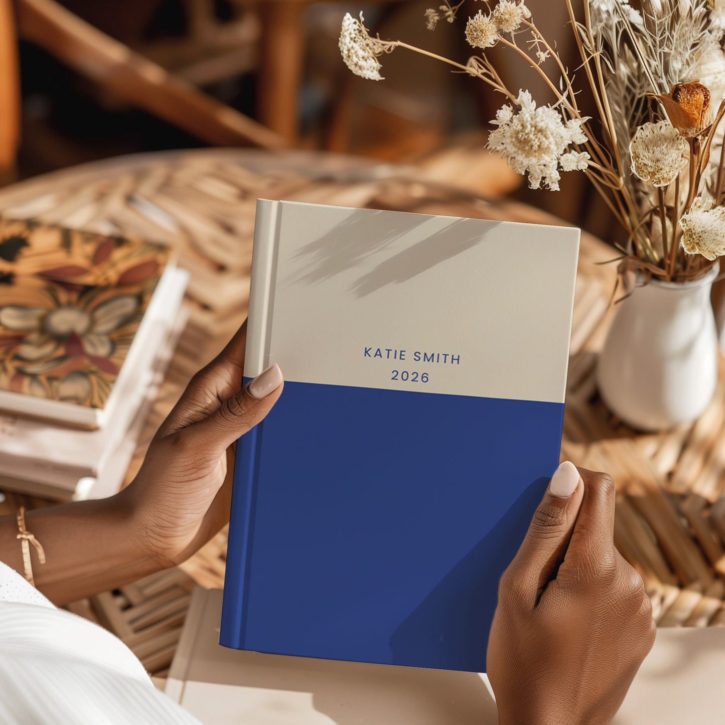 Personalised 2026 Colourblock Diary