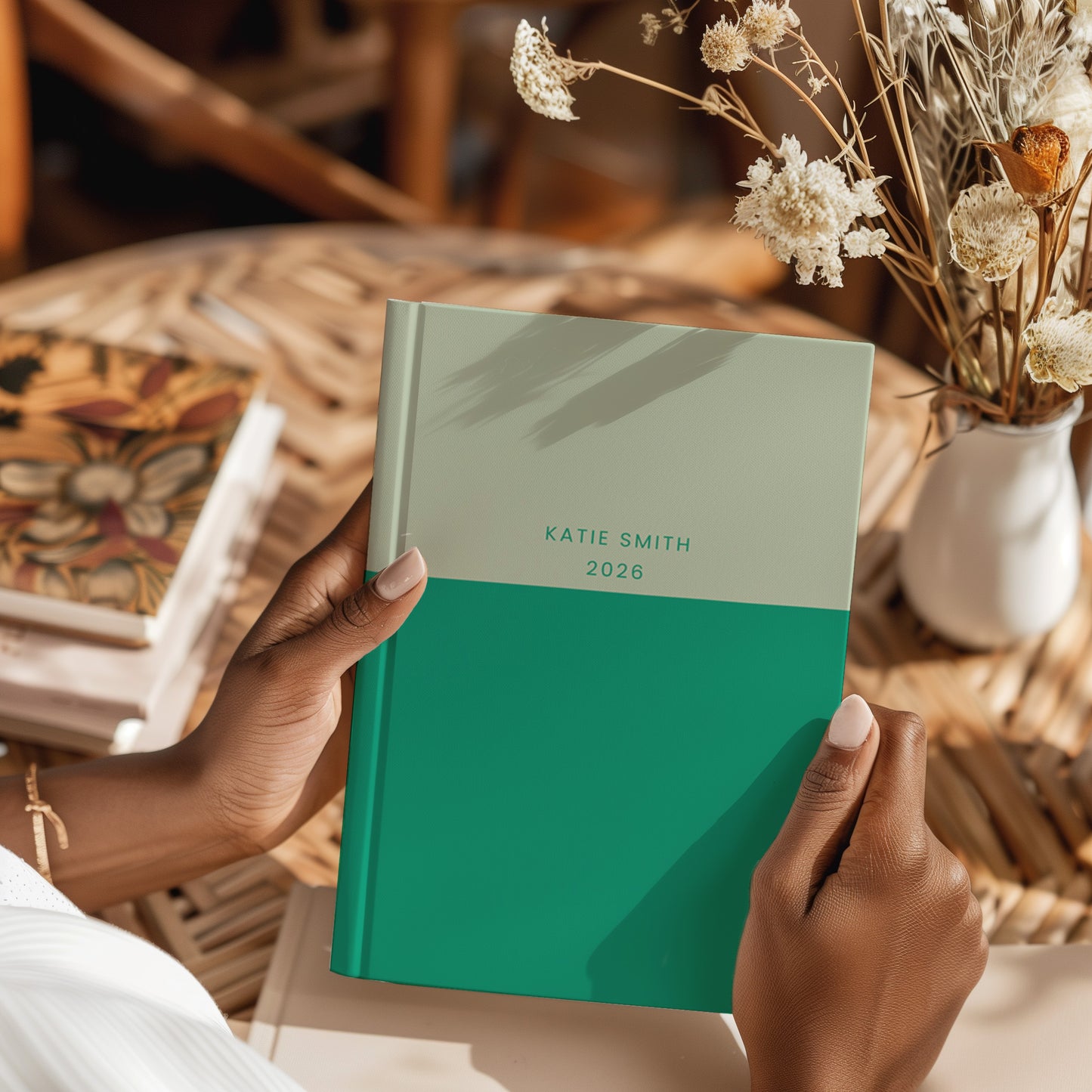 Personalised 2026 Colourblock Diary