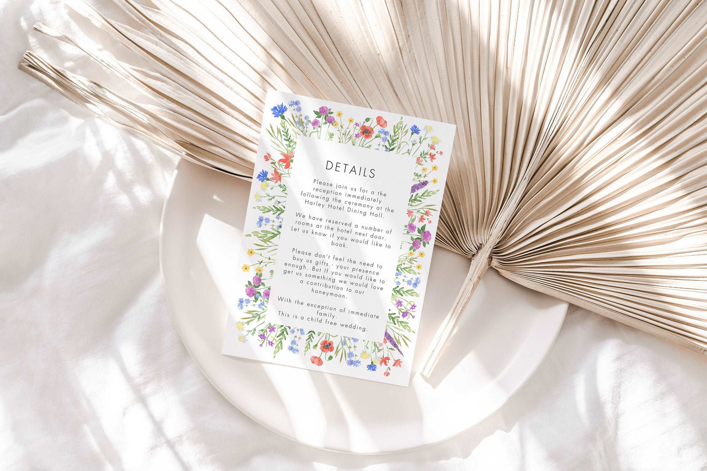 Floral Wedding Invitation Suite