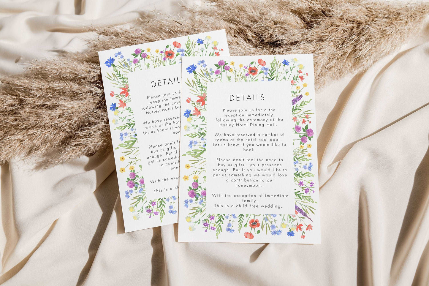 Floral Wedding Invitation Suite