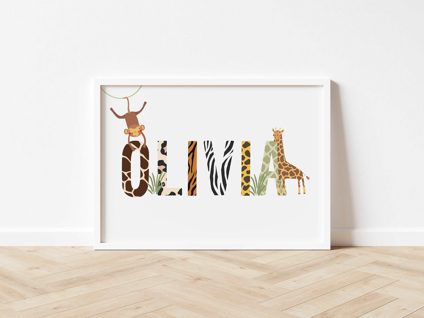 Safari animal print name