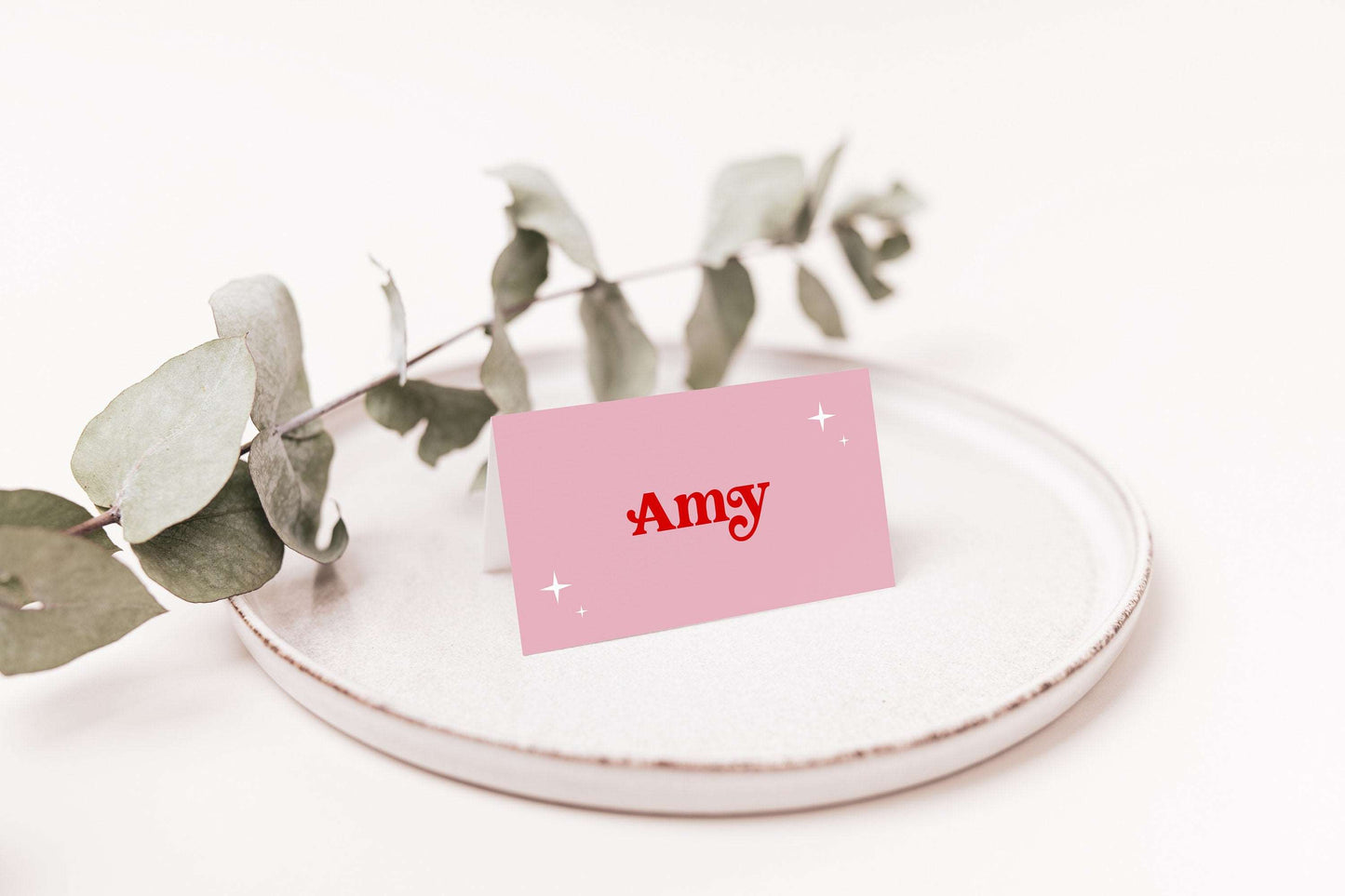 Retro Place Cards