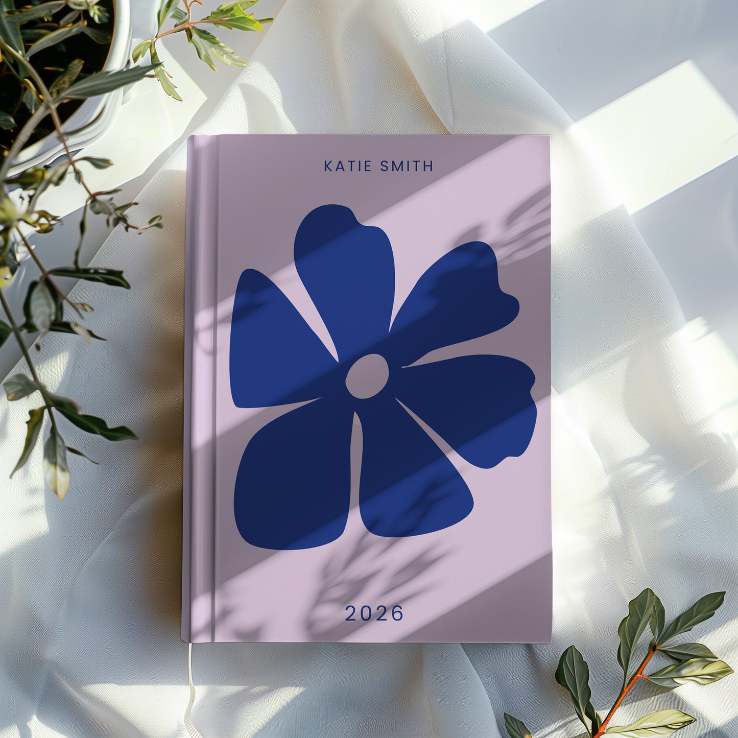 Personalised 2026 Floral Diary