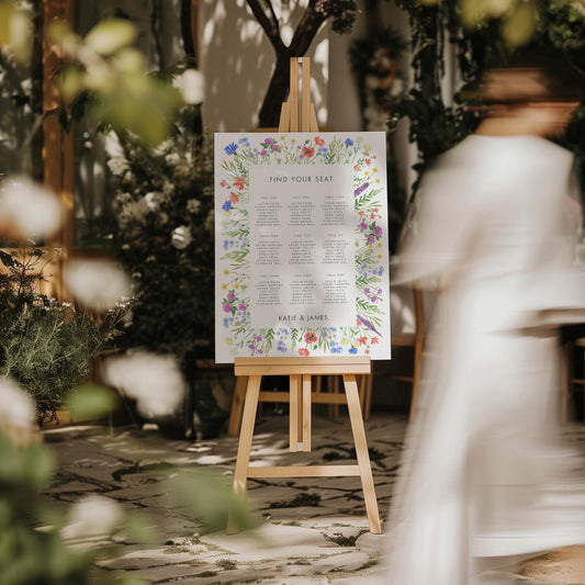 Wildflower Seating Chart