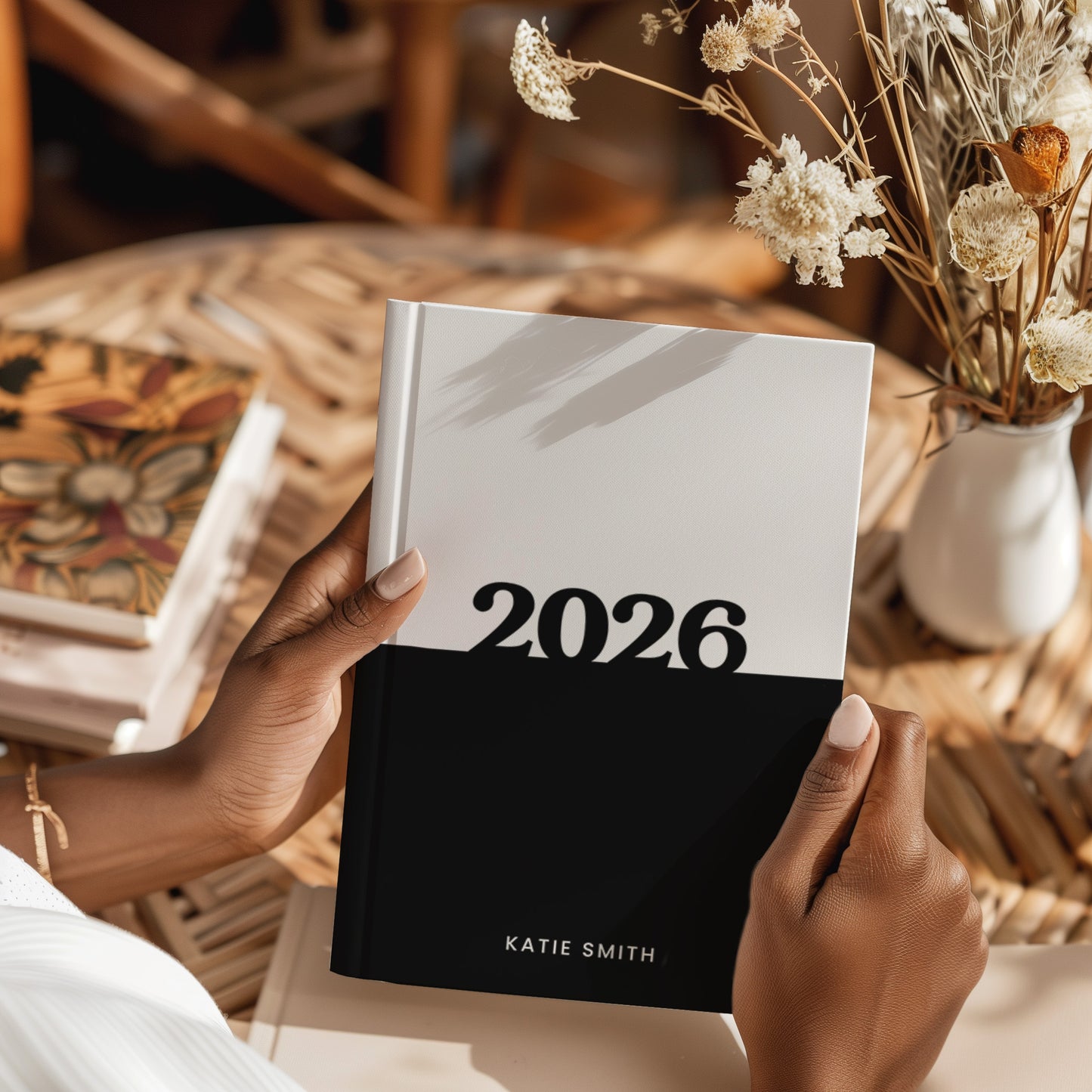Personalised 2026 Colourblock Diary
