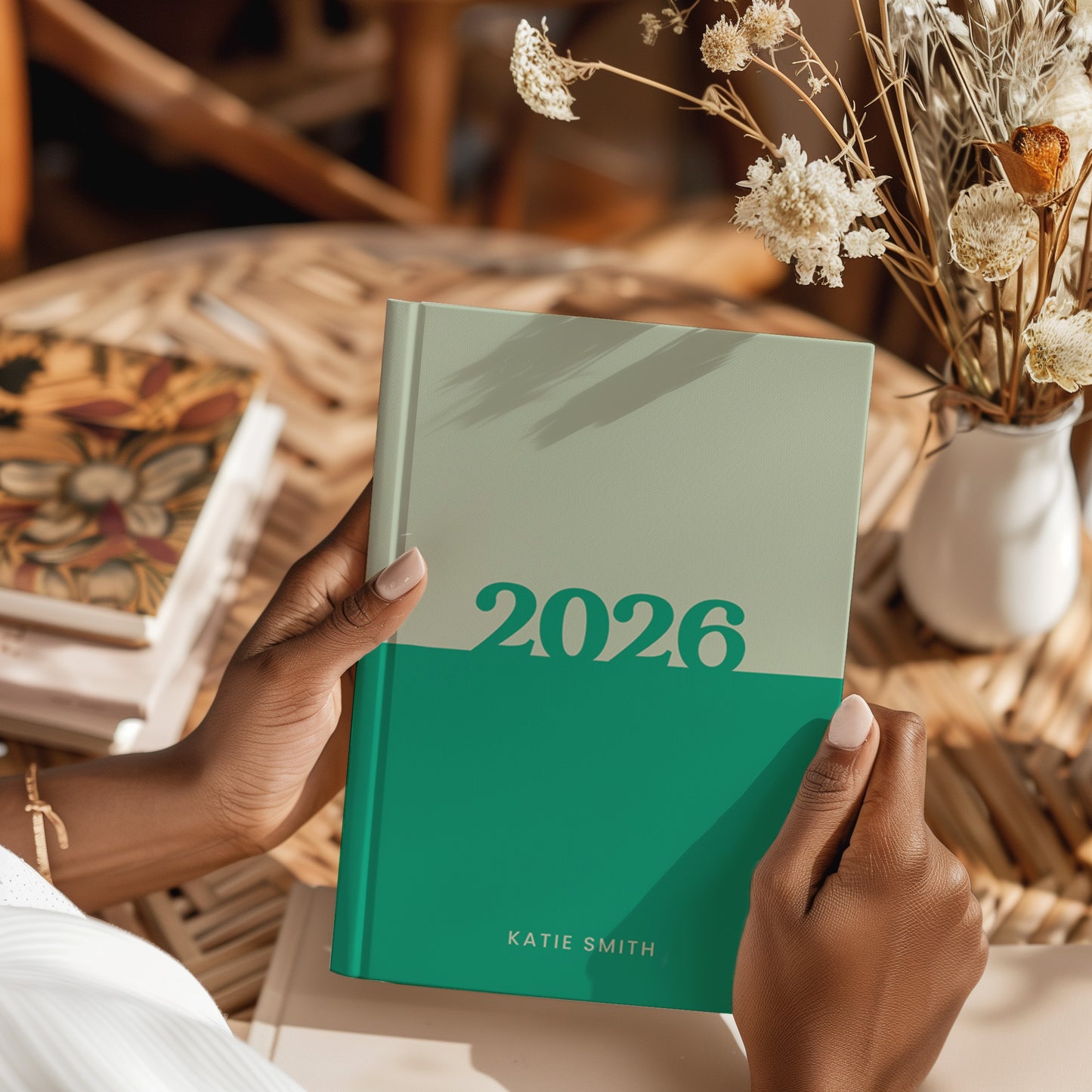 Personalised 2026 Colourblock Diary