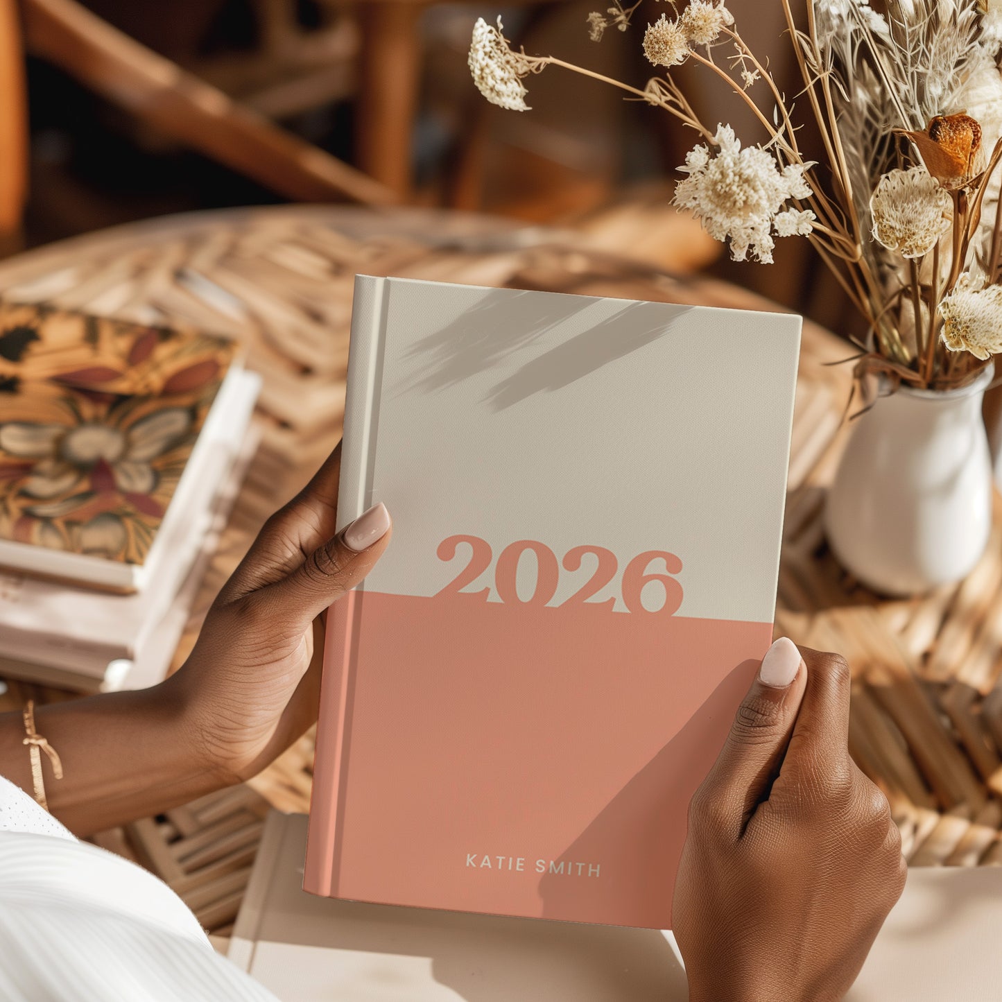 Personalised 2026 Colourblock Diary