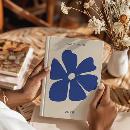Personalised 2026 Floral Diary