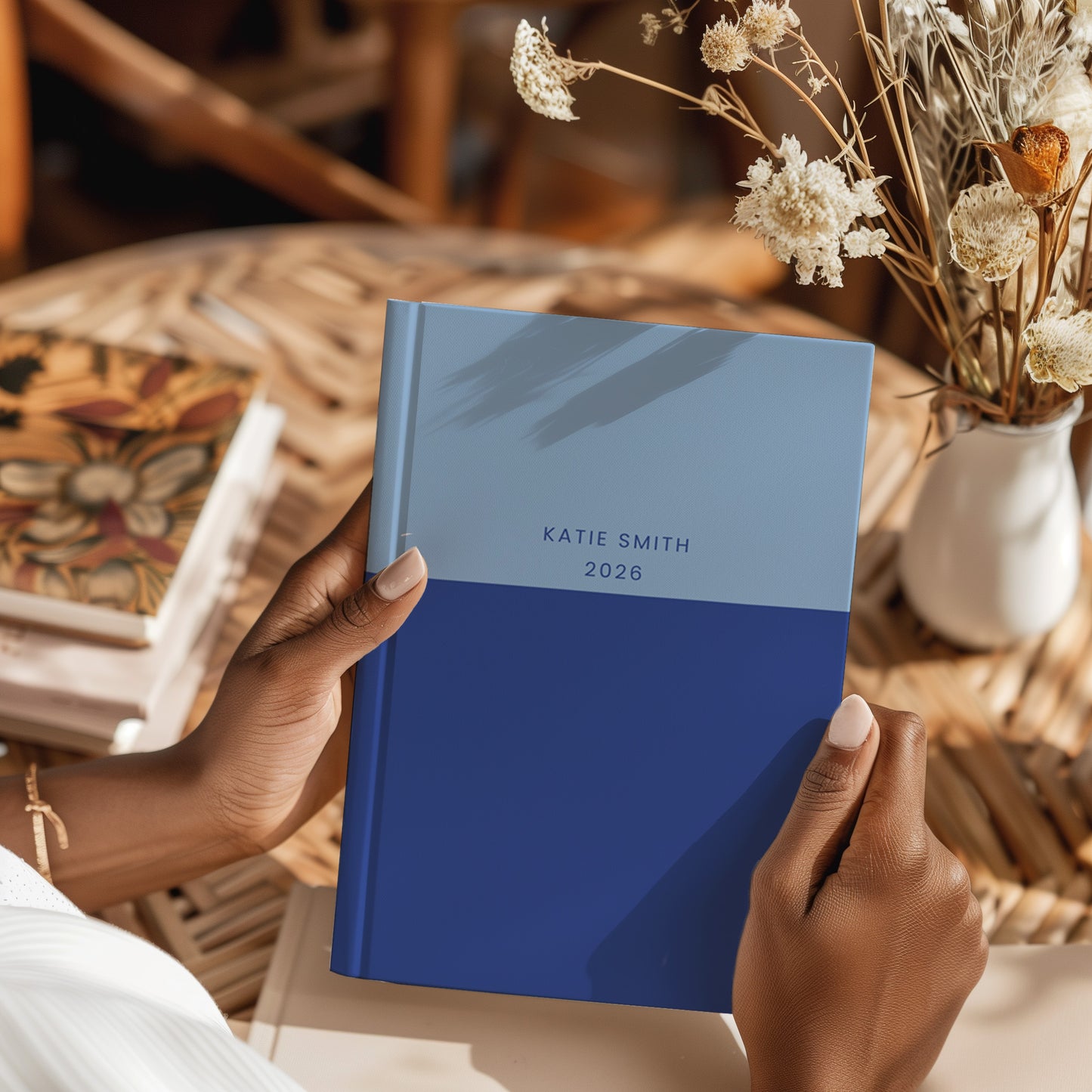 Personalised 2026 Colourblock Diary