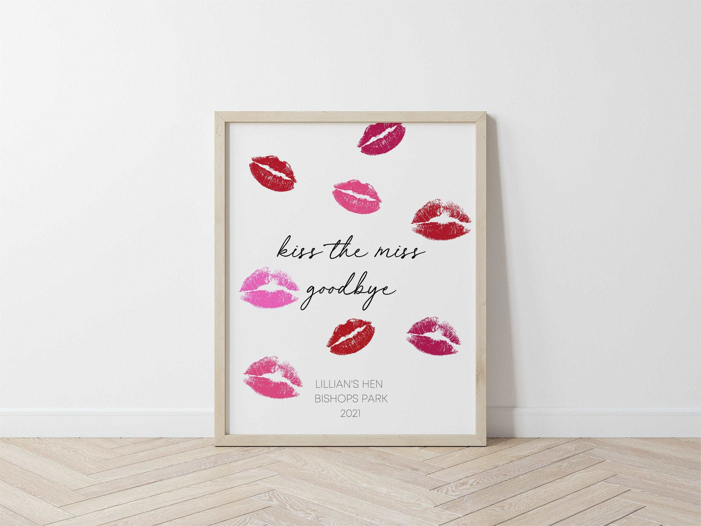 Kiss The Miss Goodbye Hen Party Gift