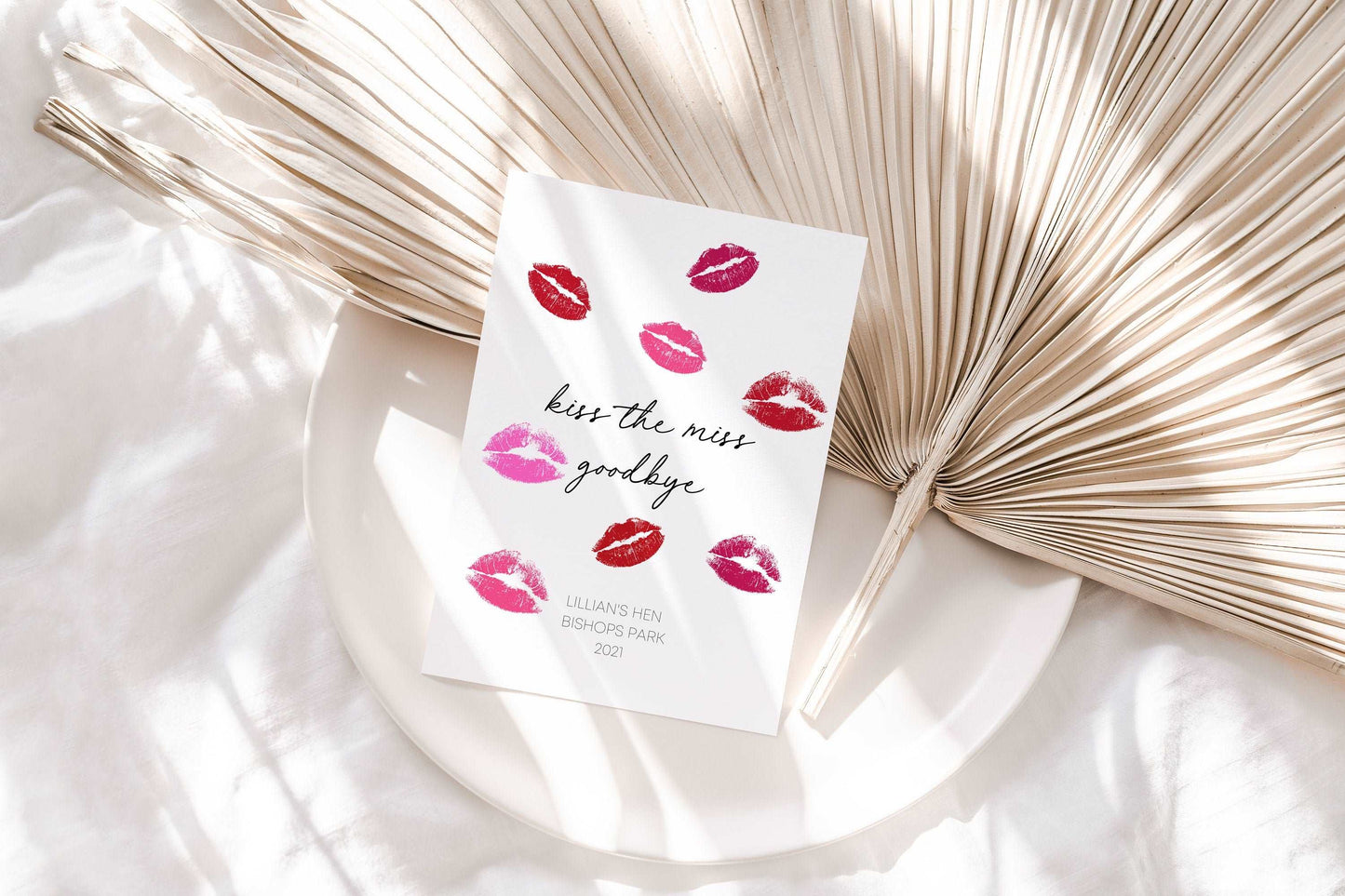 Kiss The Miss Goodbye Hen Party Gift