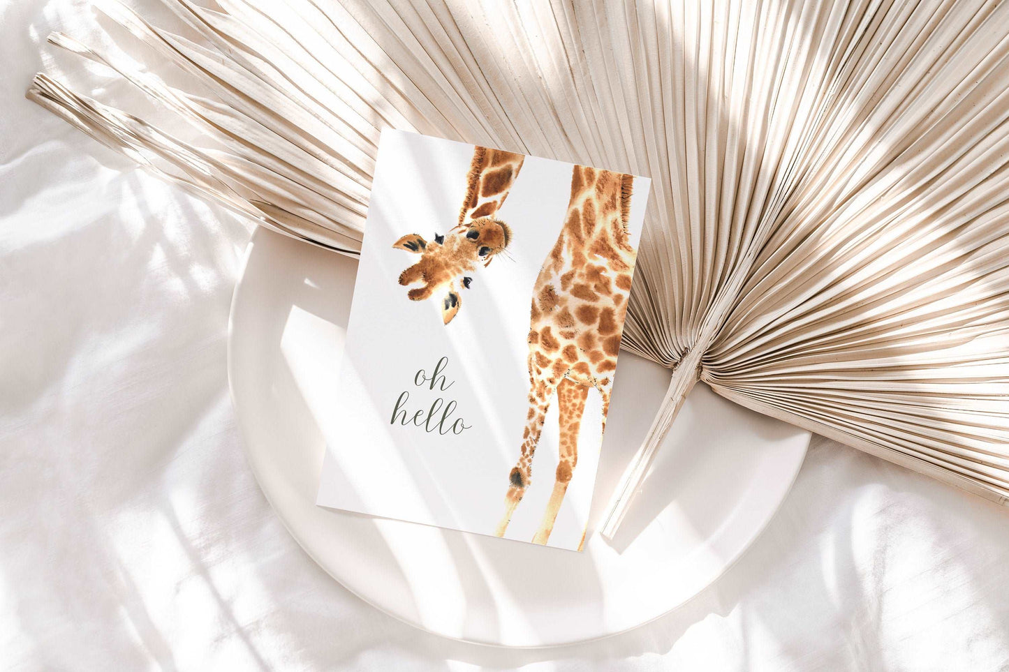 Giraffe Baby Shower Invitation