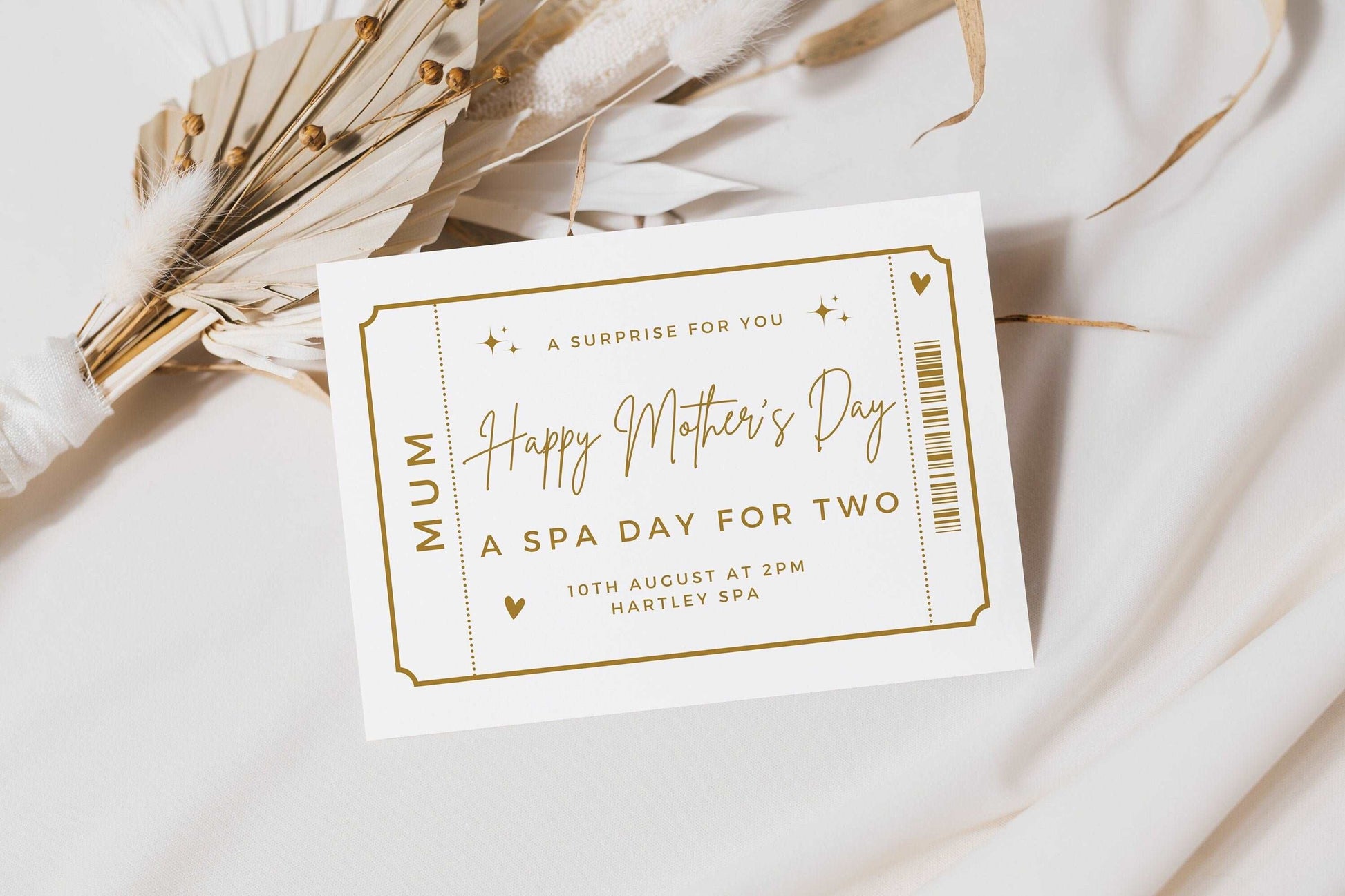 Mother's Day Golden Voucher