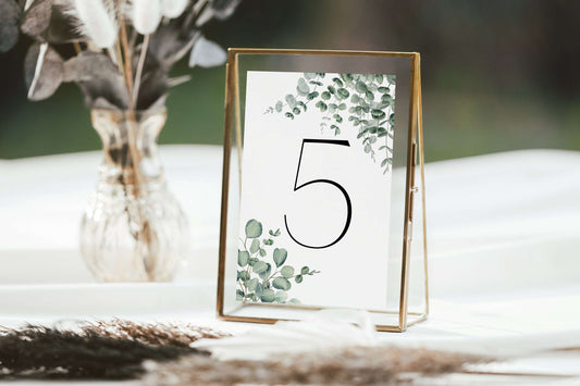 Eucalyptus Table Numbers