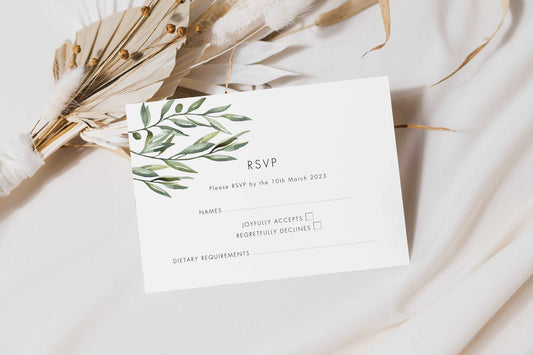 Olive Branch Wedding RSVP