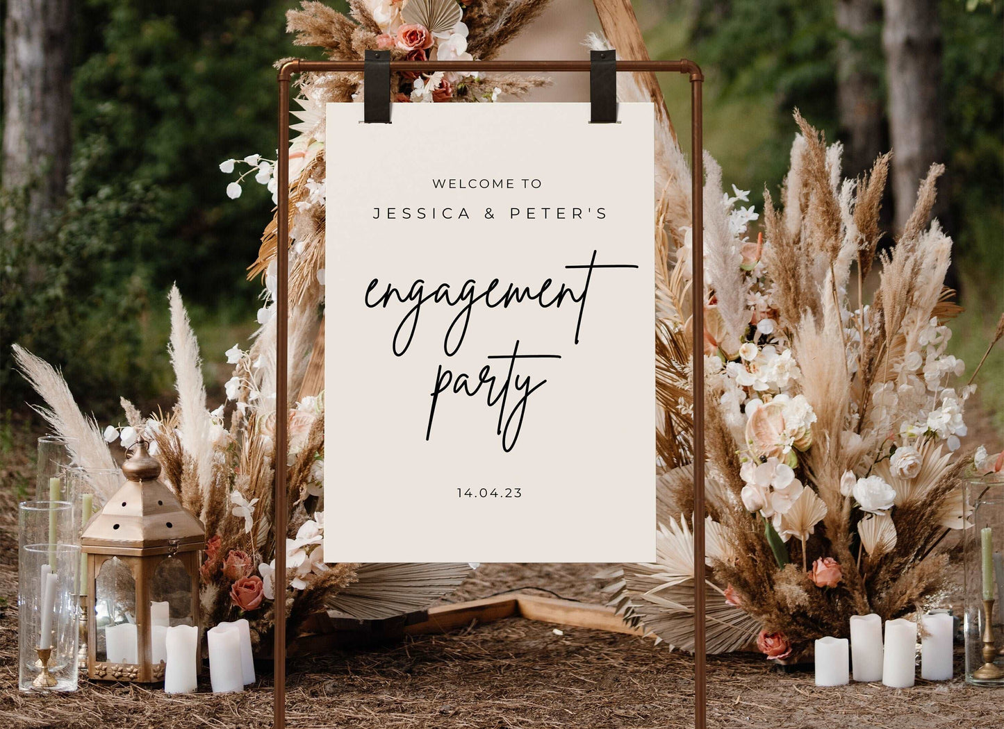 Engagement Welcome Sign