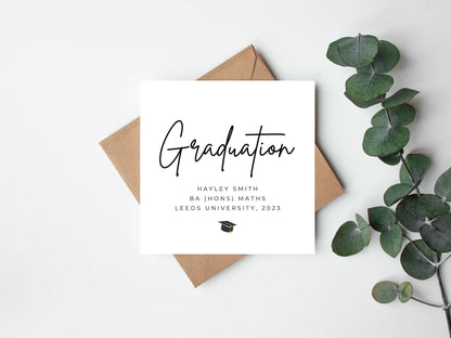 Personalised Graduation Card