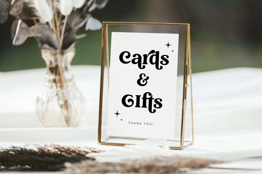 Retro Cards and Gifts Sign